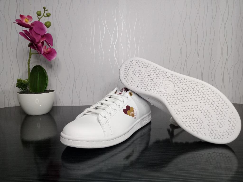 Stan smith pink heart online