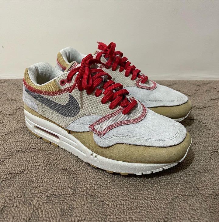 Air max 1 inside shop out club gold black