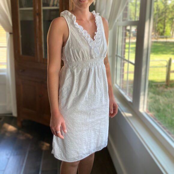 OLD NAVY White eyelet summer dress 