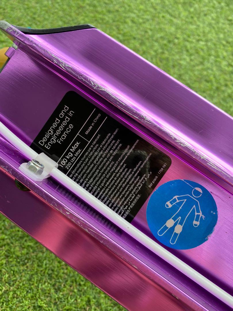 Oxelo Decathlon Mid 5 Kick Scooter with Hand Brake Front Spring