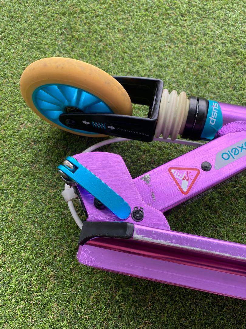 Oxelo Decathlon Mid 5 Kick Scooter with Hand Brake Front Spring