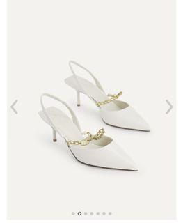 Pedro Leather Chain Pumps/Heels