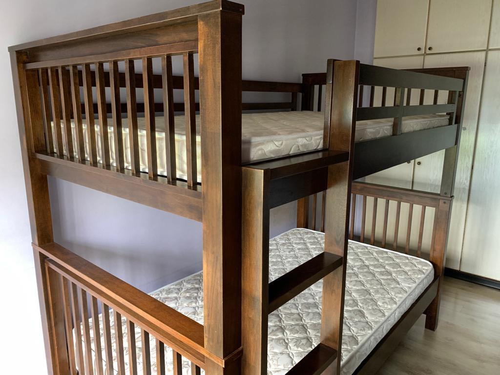 Picket & Rail Bunk Bed Frame, Furniture & Home Living, Furniture, Bed