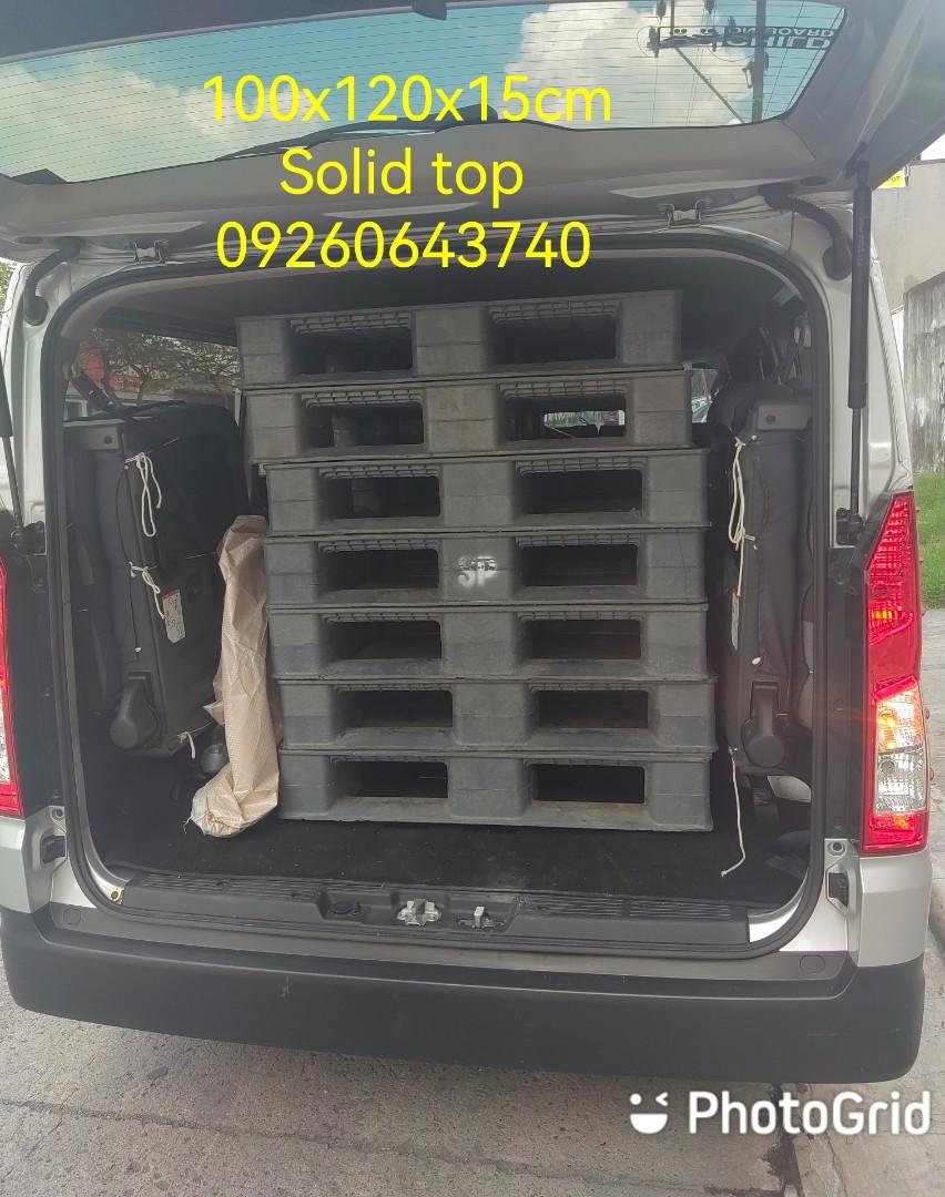 Plastic pallets Paleta (Category: Construction Tools & Equipment) located in Quezon City. Submitted by Dr.Pallet (Listing ID 1150035951, Image 1). Description: Plastic Pallets DIRECT SUPPLIER here 👋 used/2nd hand Plastic Pallet 🕳️ light duty 1 ton ✅ 🕳️ medium 1 to 2tons ✅ 🕳️ heavy duty 3 and 4 to 5tons✅ Available 👍 Standard size.. 👉 1000x1200mm 👉 1100x1100mm Free Qoutation For bulk order/P. O Direct message me 💬 Call or txt for more detai