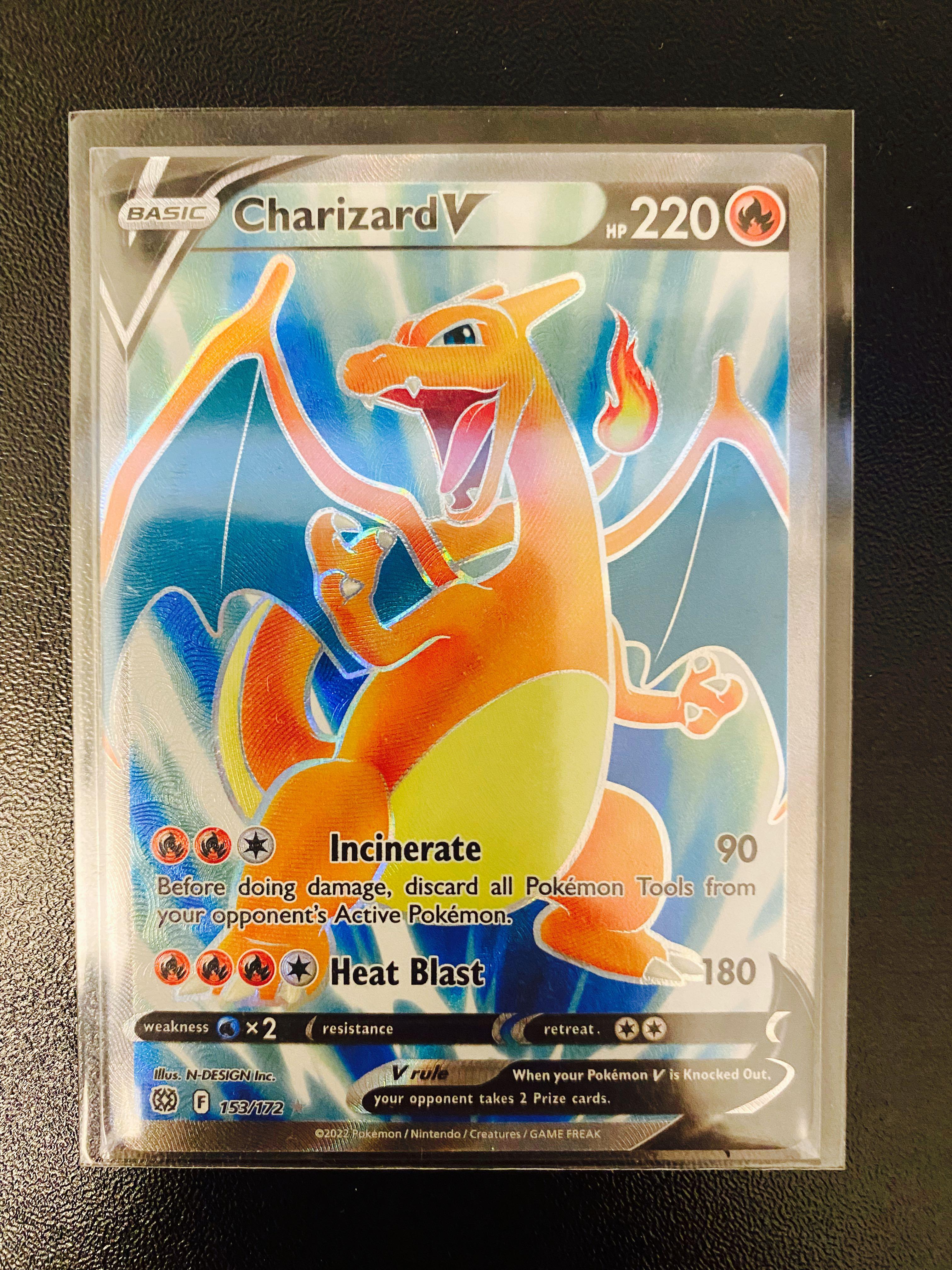 2022 pokemon Charizard V # 153/172 pack fresh brand new very nice