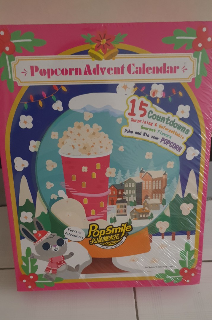 Popcorn Advent Calendar, Hobbies & Toys, Toys & Games on Carousell