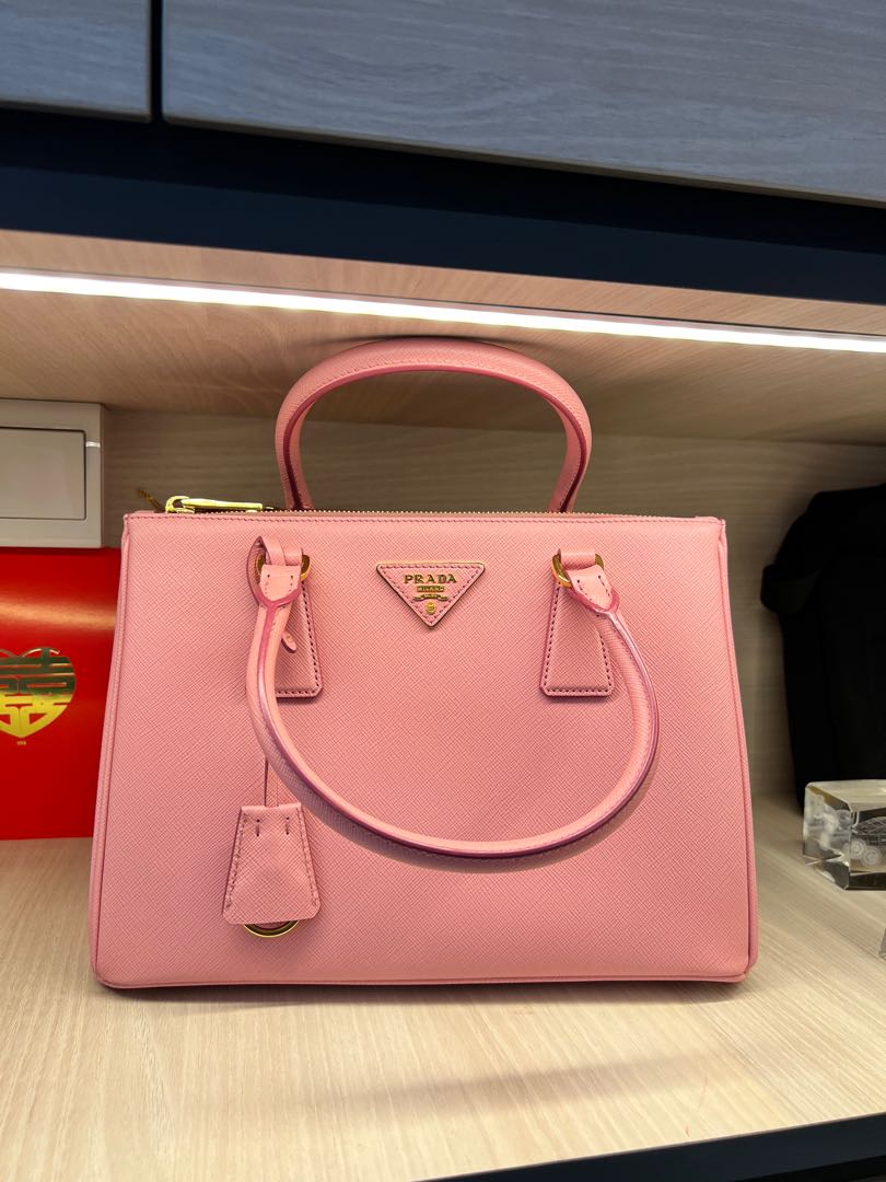 prada leather light pink bag, Women's Fashion, Bags & Wallets, Shoulder Bags  on Carousell