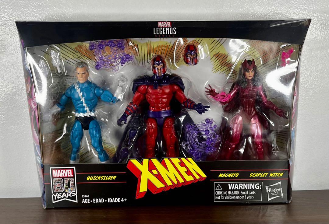 Marvel Legends Family Matters 3 Pack Magneto Scarlet Witch Quicksilver Sealed 