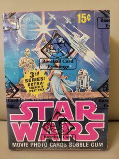 Holiday season sale! Rare 1977 Topps Star Wars Series 3 Wax Box, BBCE Sealed