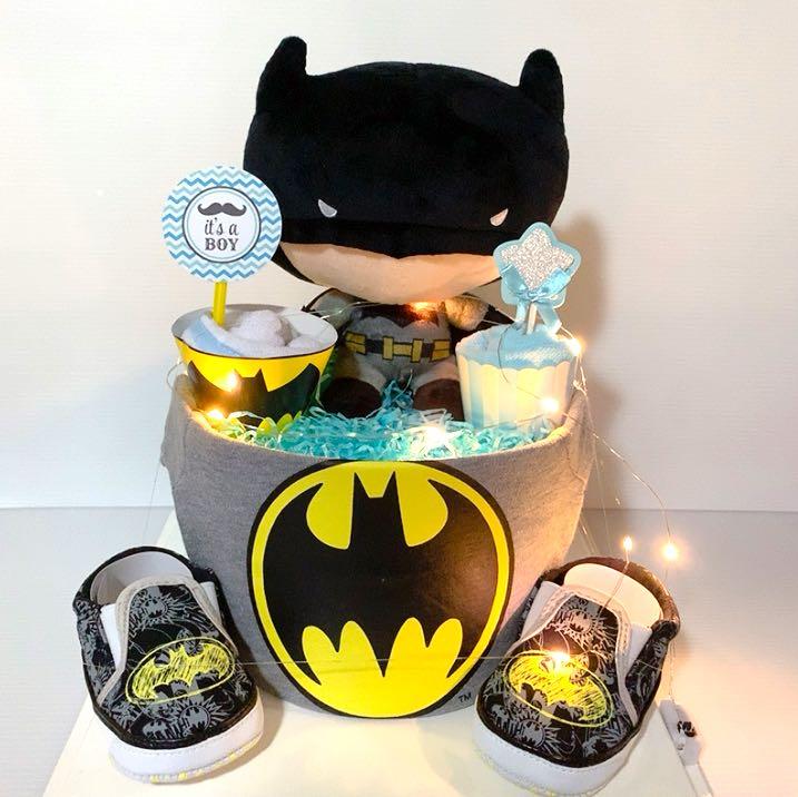 Ready stock! Batman Diaper Cake, Babies Kids, Bathing Changing