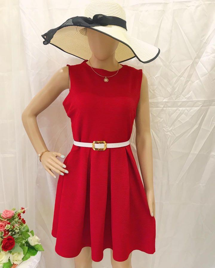 Red Dress, Fesyen Wanita, Pakaian 