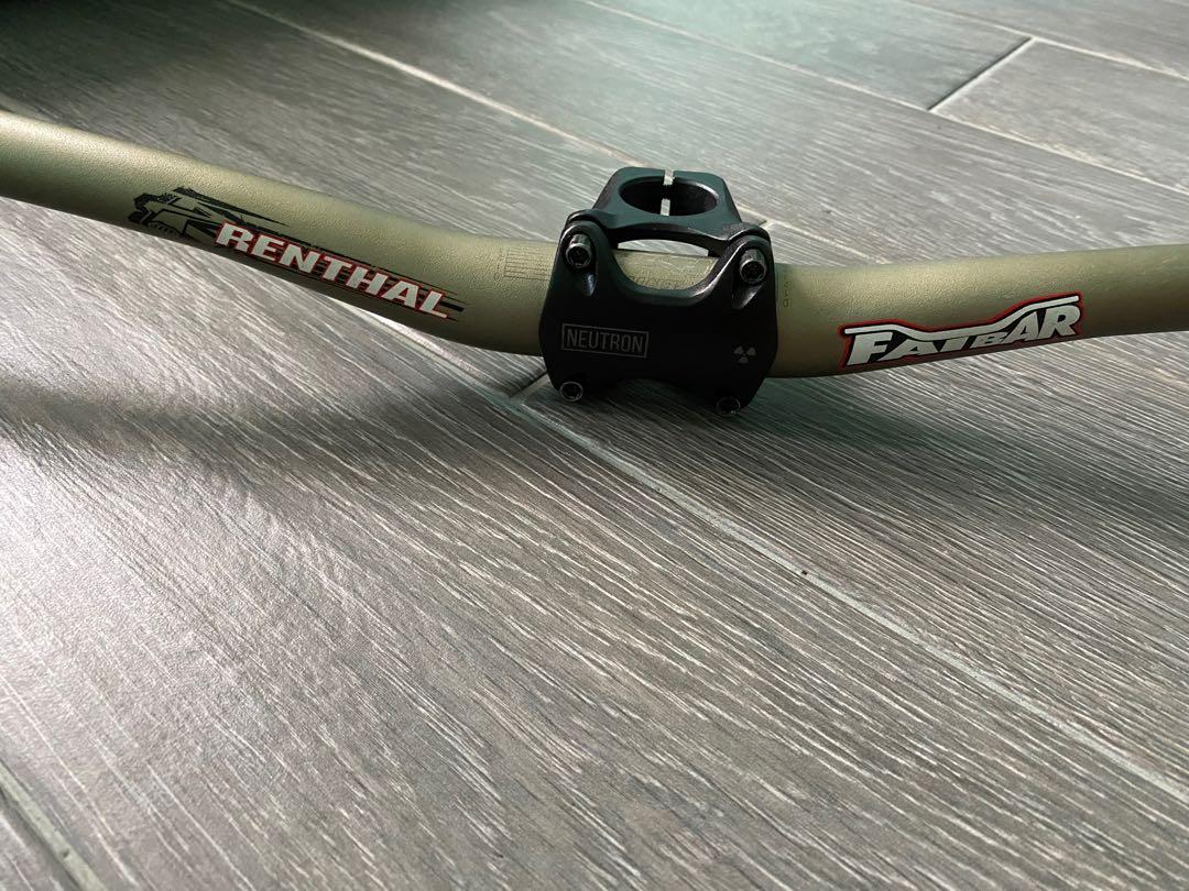 Renthal Fatbar 700mm length Nukeproof Neutron Stem 31.8 clamp 35mm length