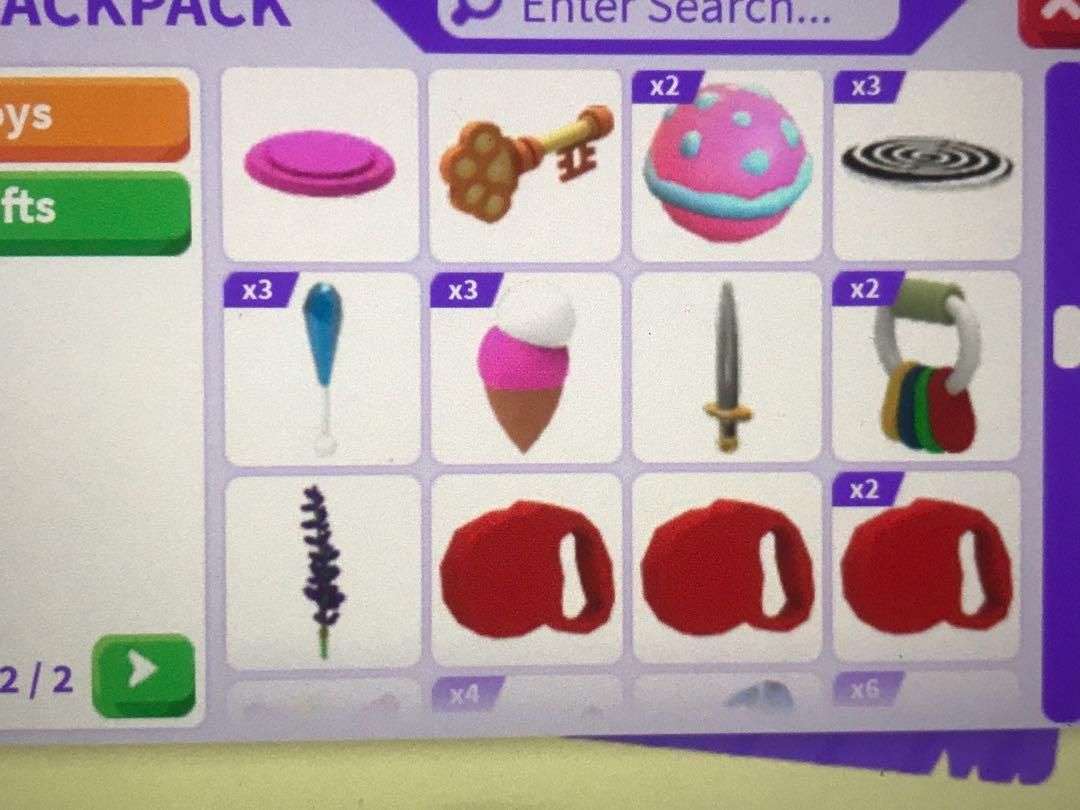 Roblox adopt me old toys, Video Gaming, Gaming Accessories, InGame