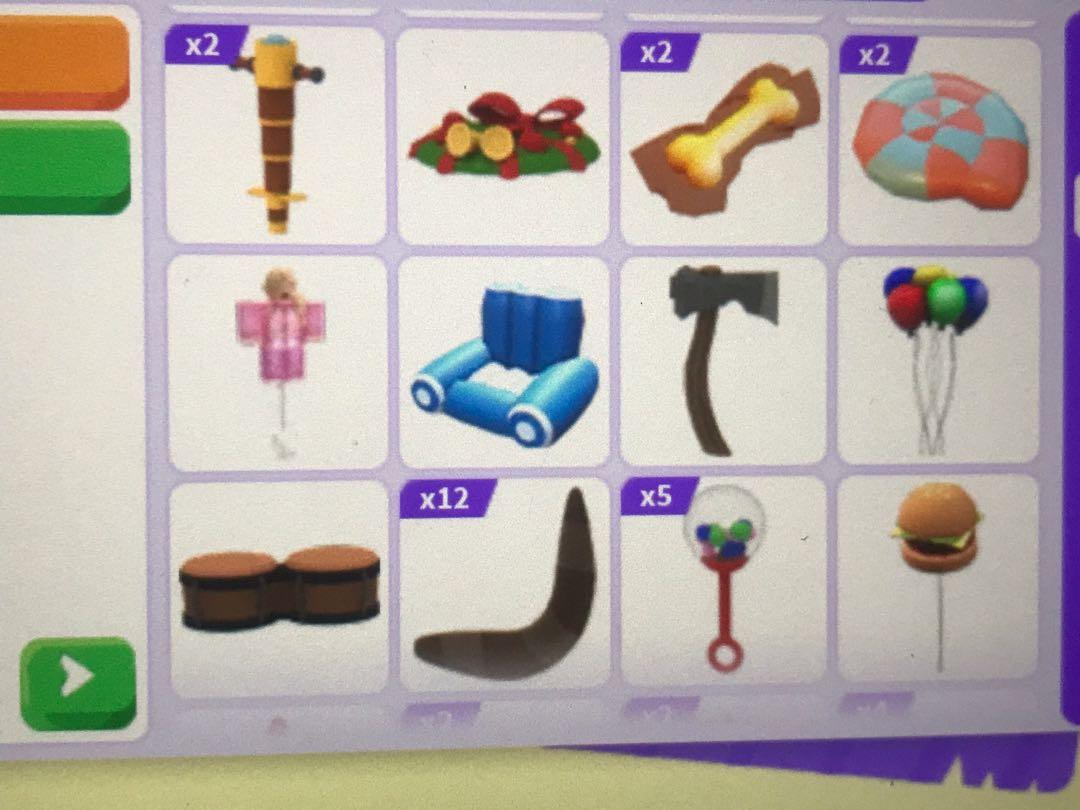 Roblox adopt me old toys, Video Gaming, Gaming Accessories, InGame