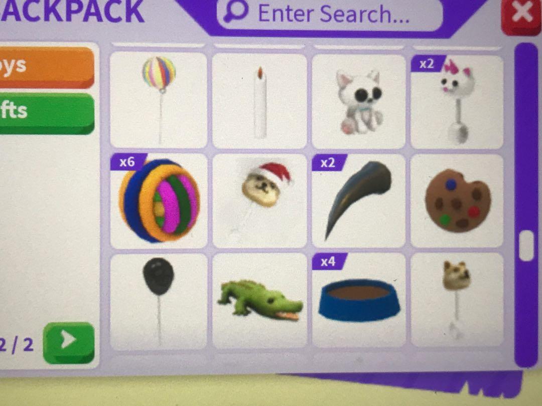 Roblox adopt me old toys, Video Gaming, Gaming Accessories, InGame