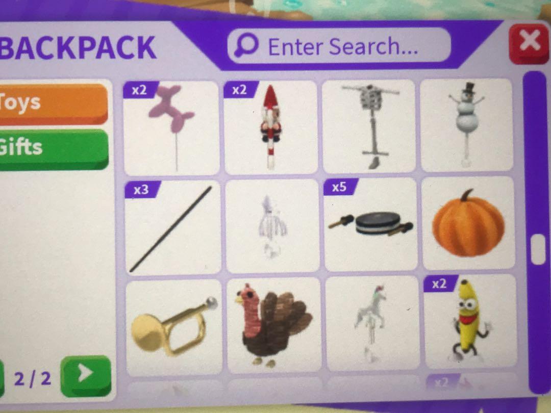 Roblox adopt me old toys, Video Gaming, Gaming Accessories, InGame