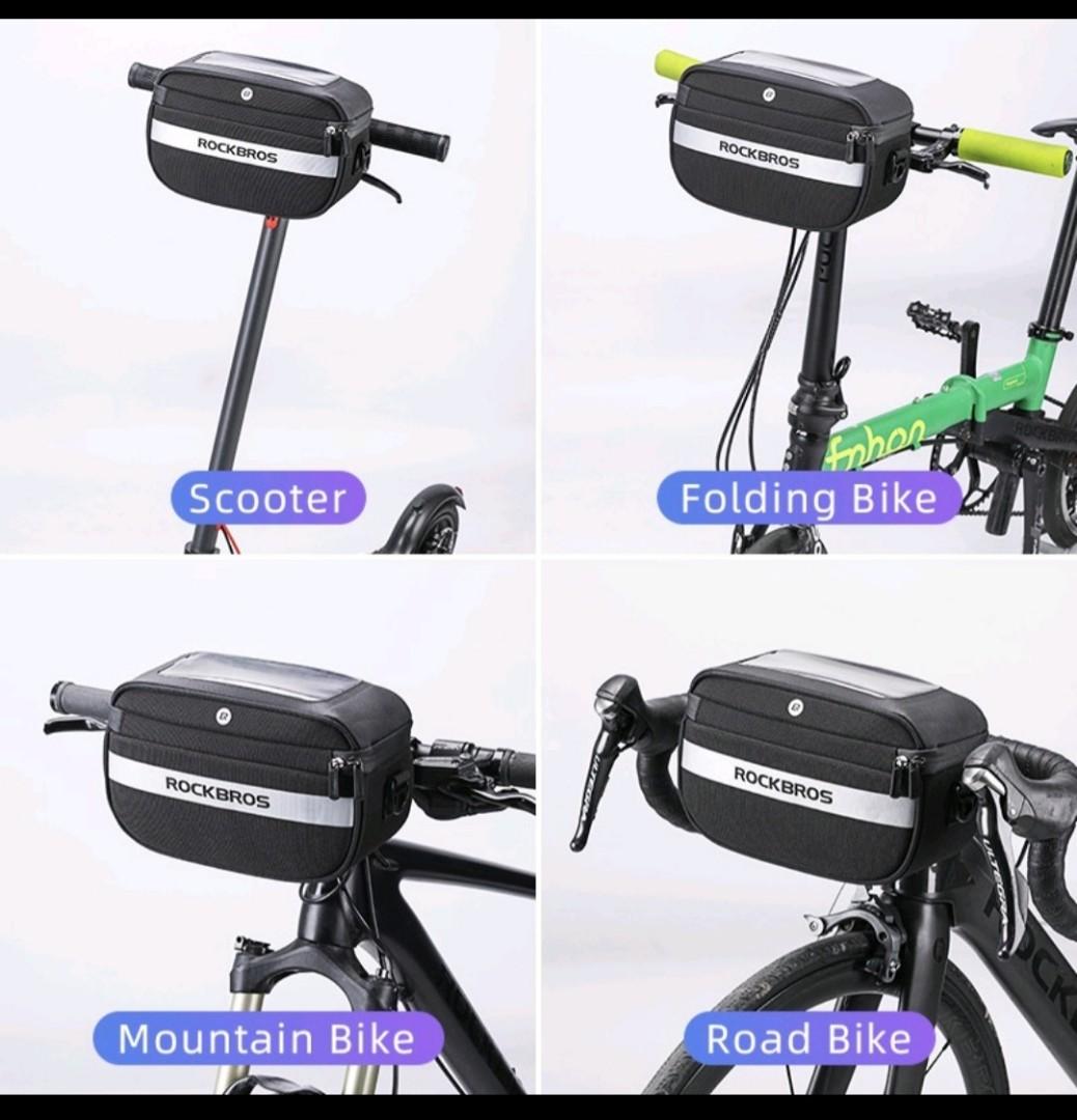 Rockbros Handlebar Bag, Sports Equipment, Bicycles & Parts, Bicycles on Carousell