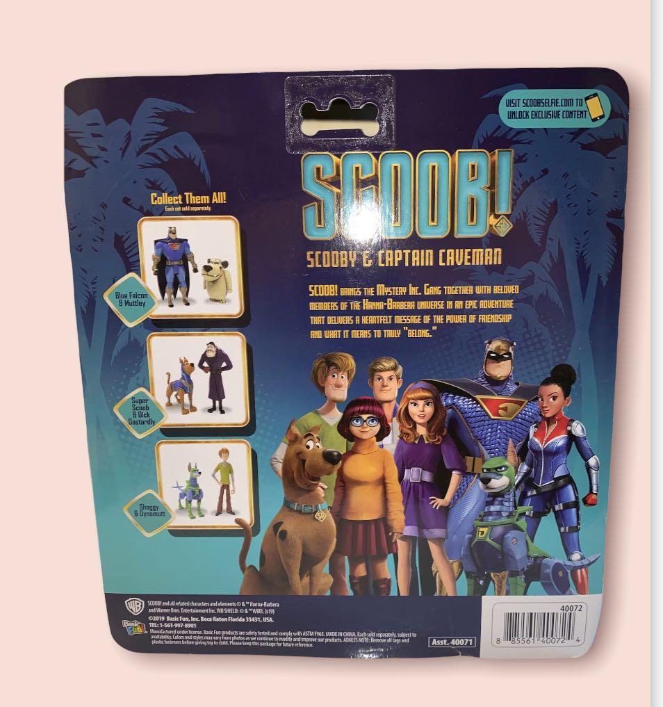 Scoob! 6" Action Figures 2 Pack Muttley, Caveman Blue Falcon, Shaggy