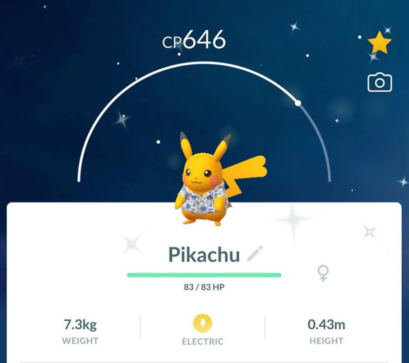 Shiny Pikachu Okinawa Pokemon Go Okinawan Kariyushi Video Gaming Video Games Others On Carousell