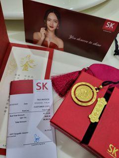 SK Jewelry Gold Legacy Fortune Disc