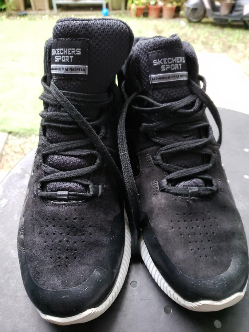 High cut store shoes skechers