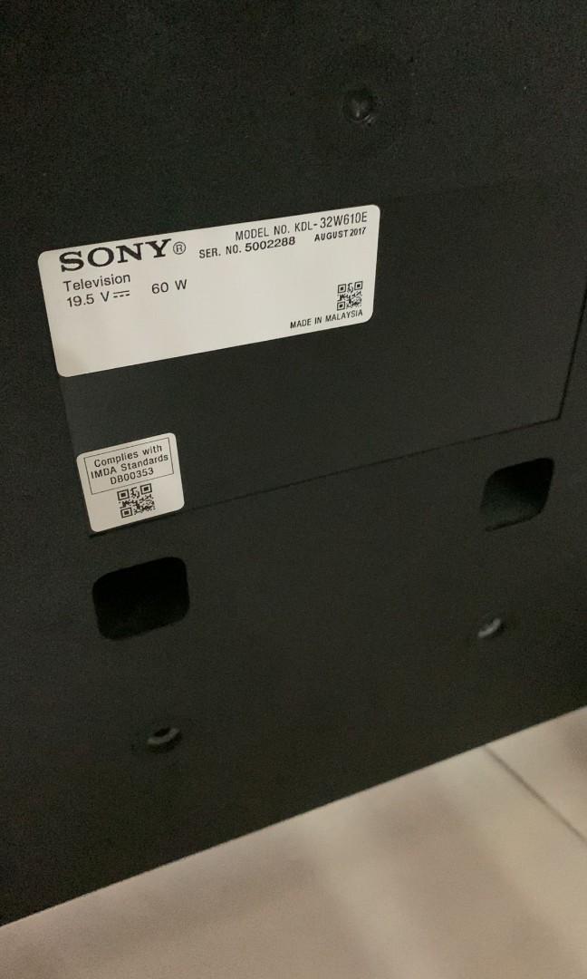 Sony Bravia 32 inch Tv, no connection, TV & Home Appliances, TV & Entertainment, TV on