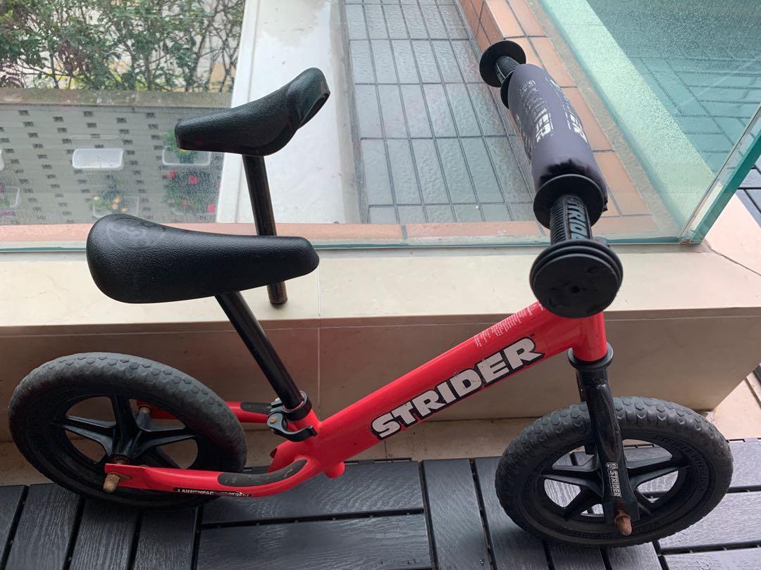 Strider + seat, 運動產品, 單車及配件, 單車 Carousell