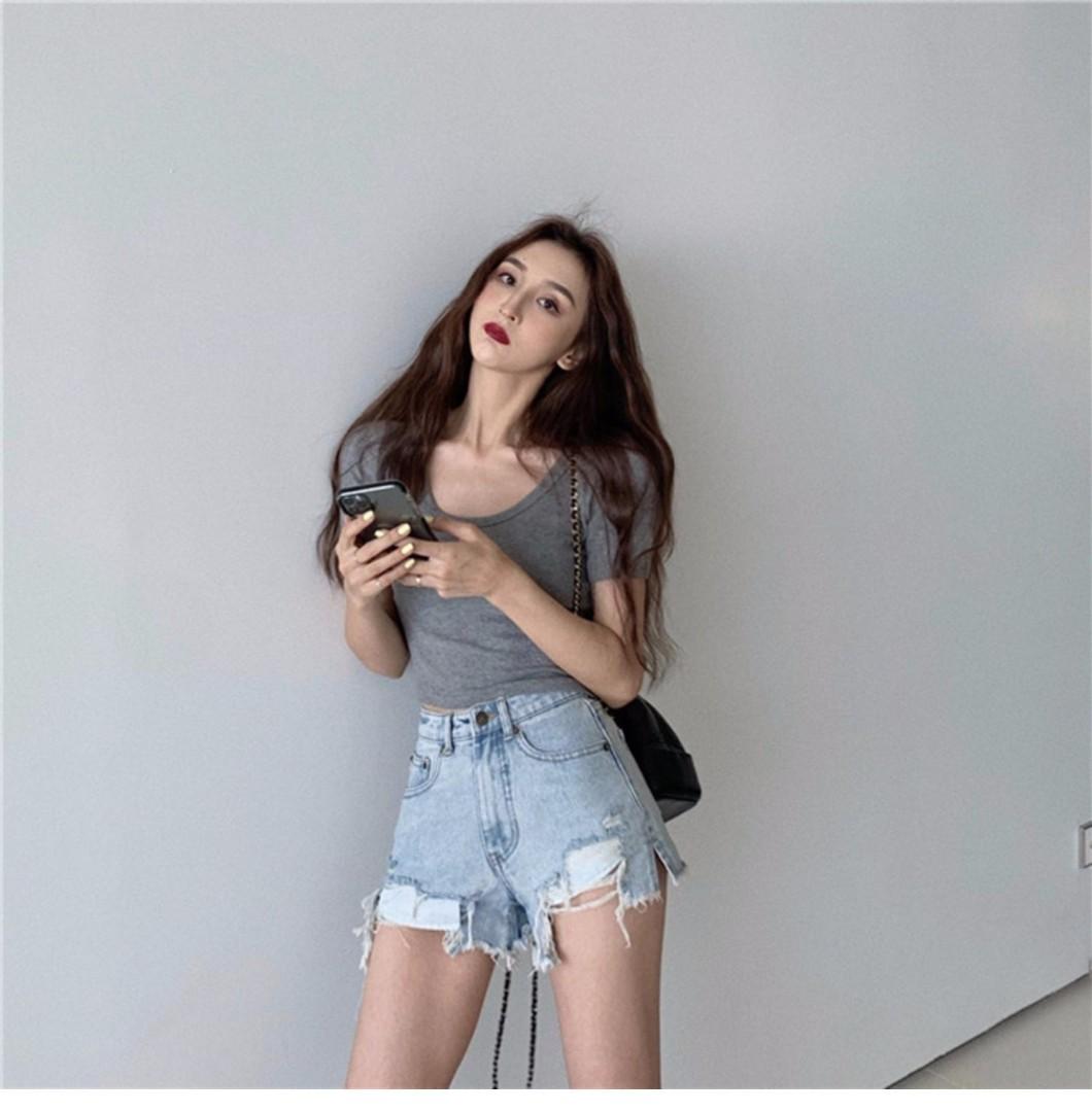 Nice jean shorts best sale