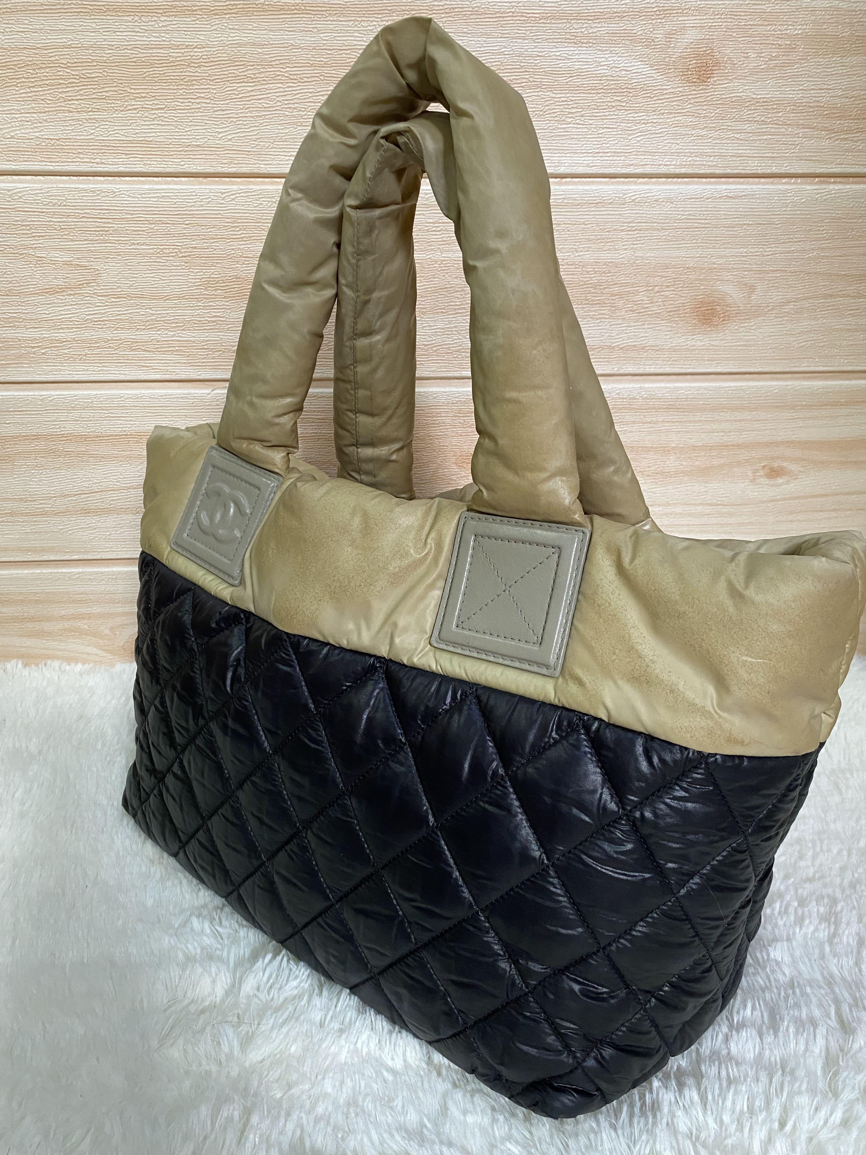 SUPER SALE!!!💯 Authentic Chanel Cocoon Coco Reversible (Category: Luxury Bags & Wallets) located in Cagayan de Oro. Submitted by riggstuffs (Listing ID 1073128898, Image 3). Description: Guaranteed Authentic Cocoon Chanel Bag The leather is pure lambskin and but due to storage conditions, the upper part or rim of the bag is sticky already. But it has no scratches, stains, or any tears or rips from the bag. 9.5/10 condition DISCLAIMER: Riggstuffs