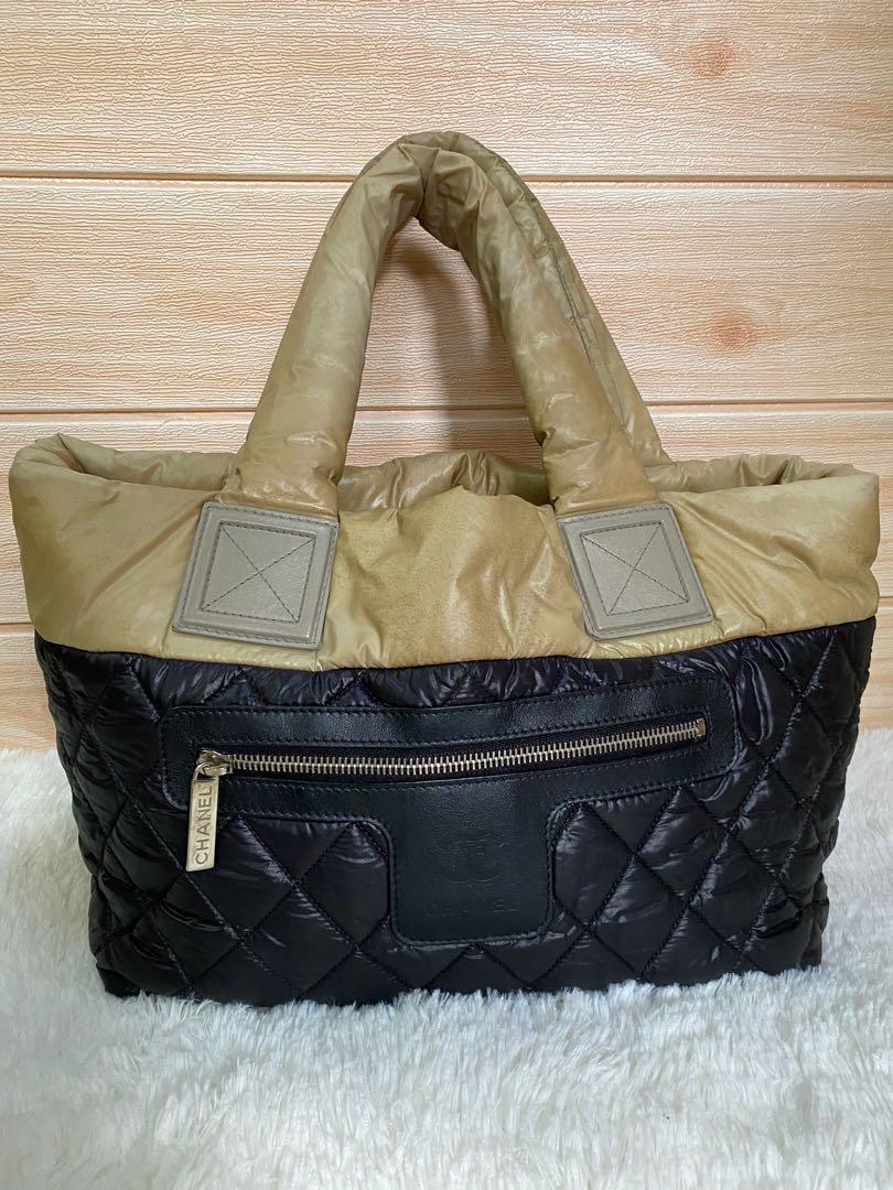 SUPER SALE!!!💯 Authentic Chanel Cocoon Coco Reversible (Category: Luxury Bags & Wallets) located in Cagayan de Oro. Submitted by riggstuffs (Listing ID 1073128898, Image 2). Description: Guaranteed Authentic Cocoon Chanel Bag The leather is pure lambskin and but due to storage conditions, the upper part or rim of the bag is sticky already. But it has no scratches, stains, or any tears or rips from the bag. 9.5/10 condition DISCLAIMER: Riggstuffs