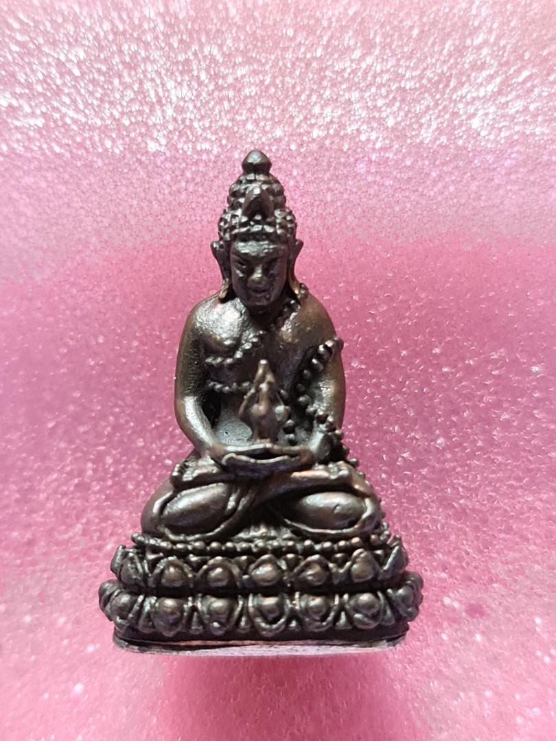 PHRA PIDTA LP KAEW RARE OLD THAI BUDDHA AMULET PENDANT MAGIC ANCIENT IDOL#588 