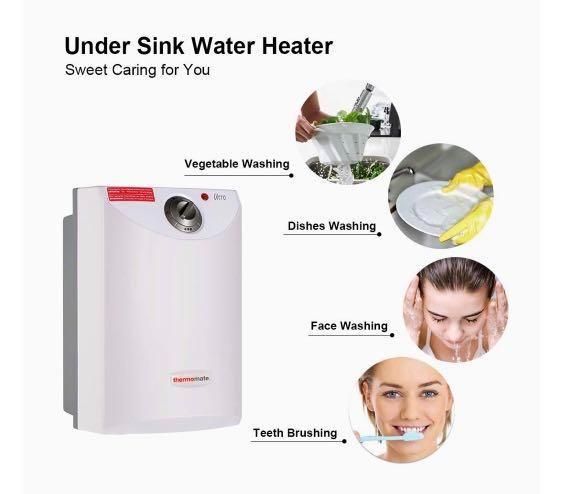 Thermomate UT10 Electric Water Heater, 10 litres 2kW Unvented Under ...