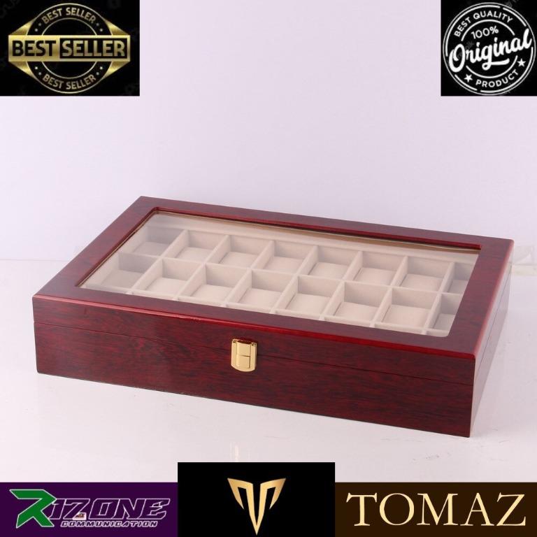TOMAZ Watch Box TWBS04 24 Slot Original New Ready Stocks