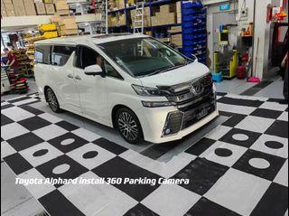 Toyota Alphard / Vellfire  3D 1080P HD 360 Degree Bird View Surround System / Parking Monitoring system Car Accessories