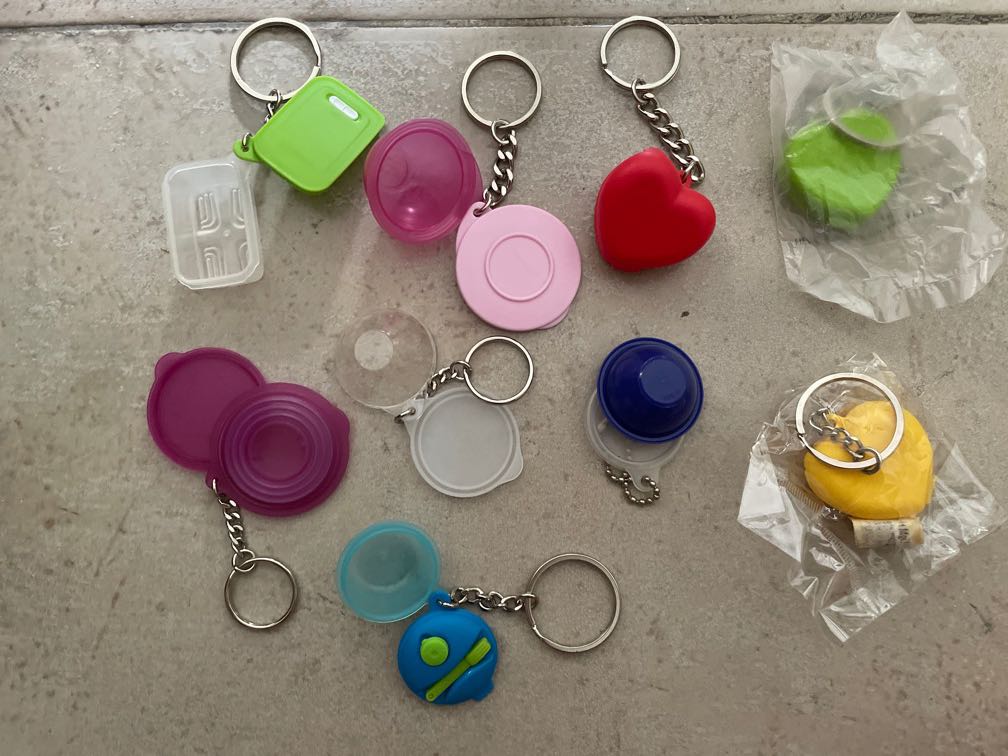 Tupperware Keychain, Hobbies & Toys, Stationery & Craft, Occasions