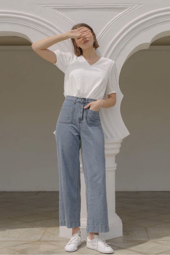 TWL Jude Patch Pocket Pants Midwash 