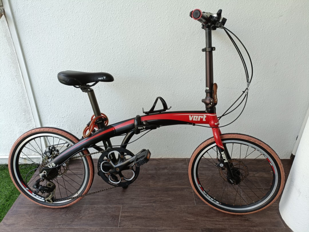 Vert folding bike sale