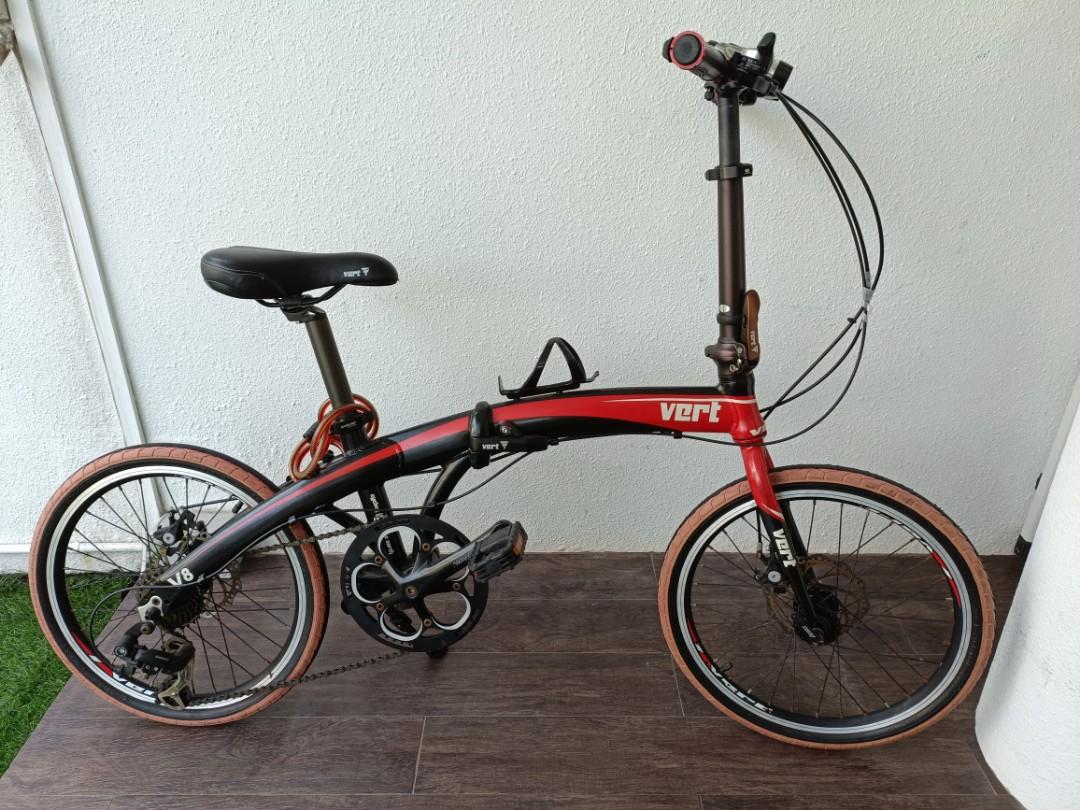 Vert V8 Foldable Bike Sports Equipment Bicycles Parts Bicycles on Carousell