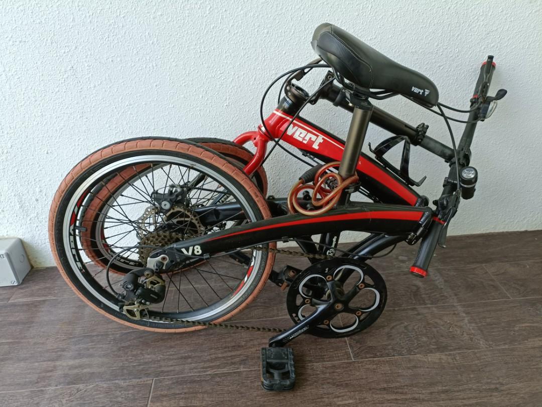 Vert V8 Foldable Bike Sports Equipment Bicycles Parts Bicycles on Carousell