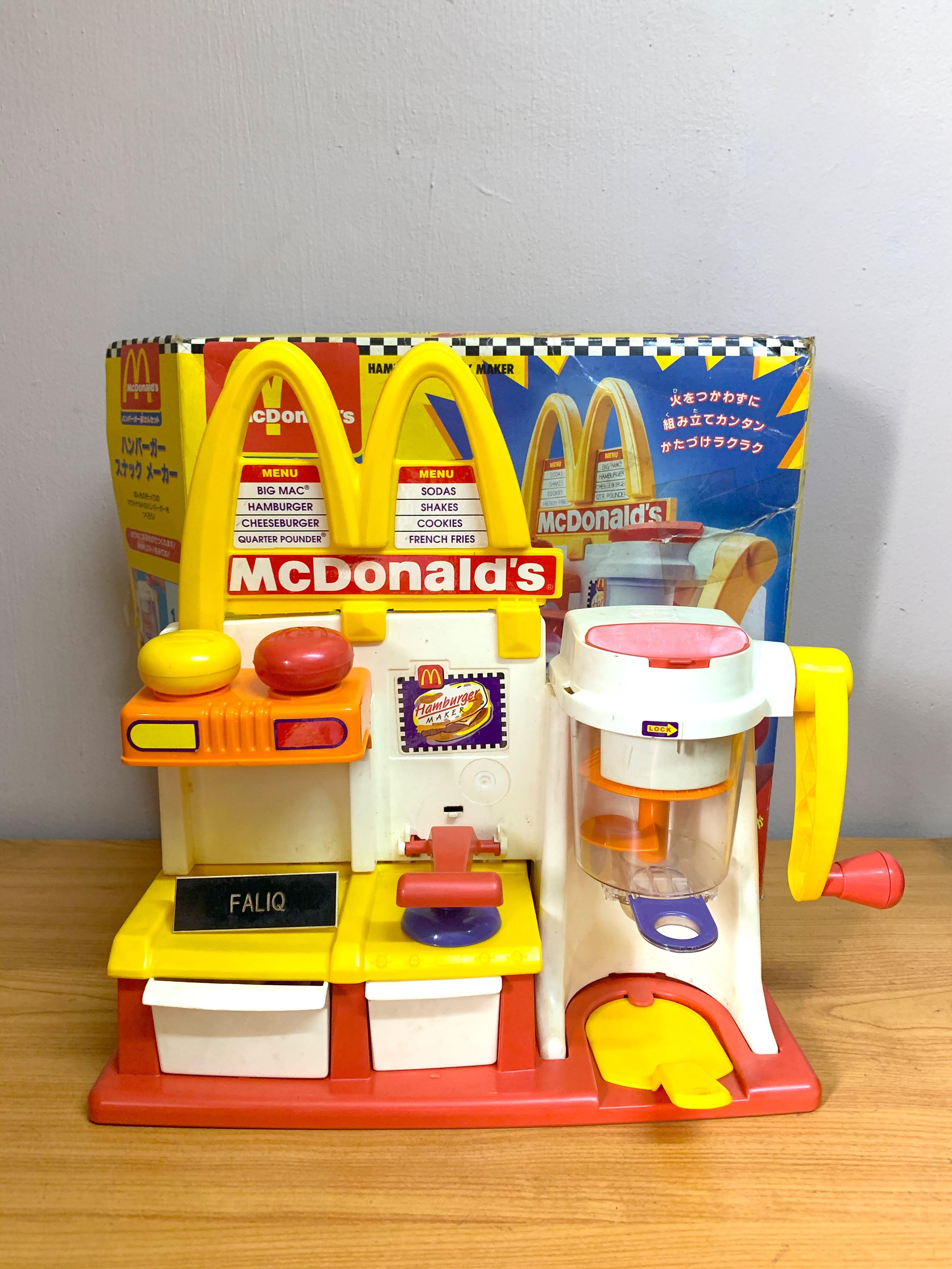 Mcdonald's hamburger snack maker toy outlet