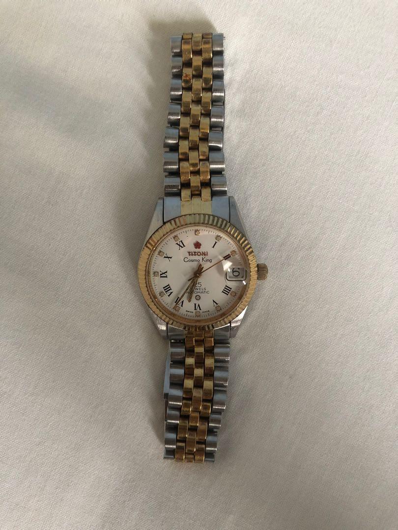 Vintage TITONI Cosmo King 25 Jewels Rotomatic