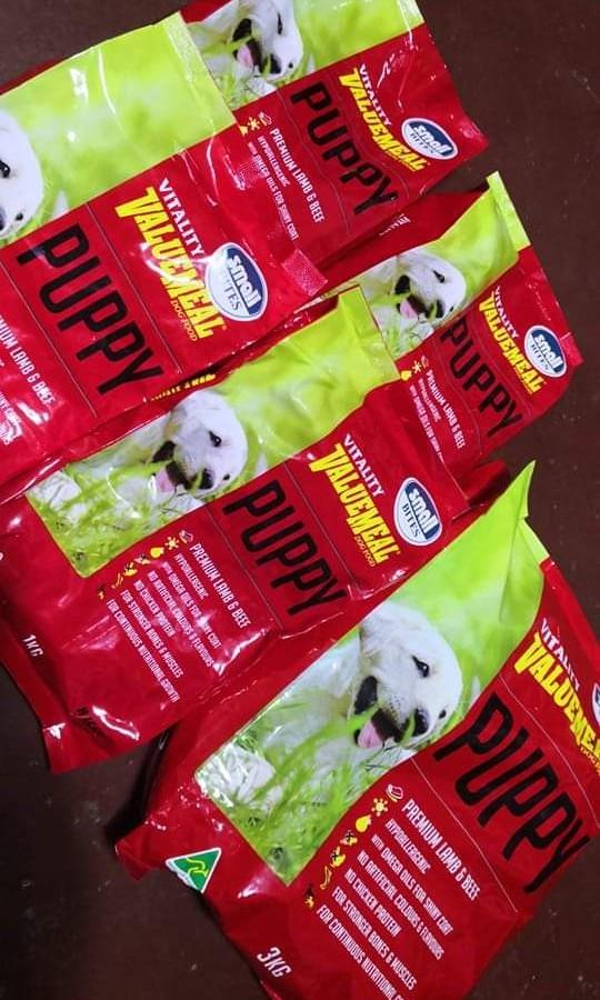 VITALITY VALUE MEAL DPG FOOD PUPPY 1KG AND 3KG, Pet Supplies, Pet Food