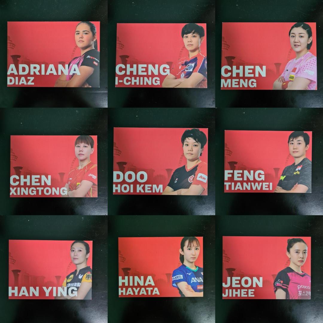 WTT Singapore Smash Player Cards, Everything Else on Carousell