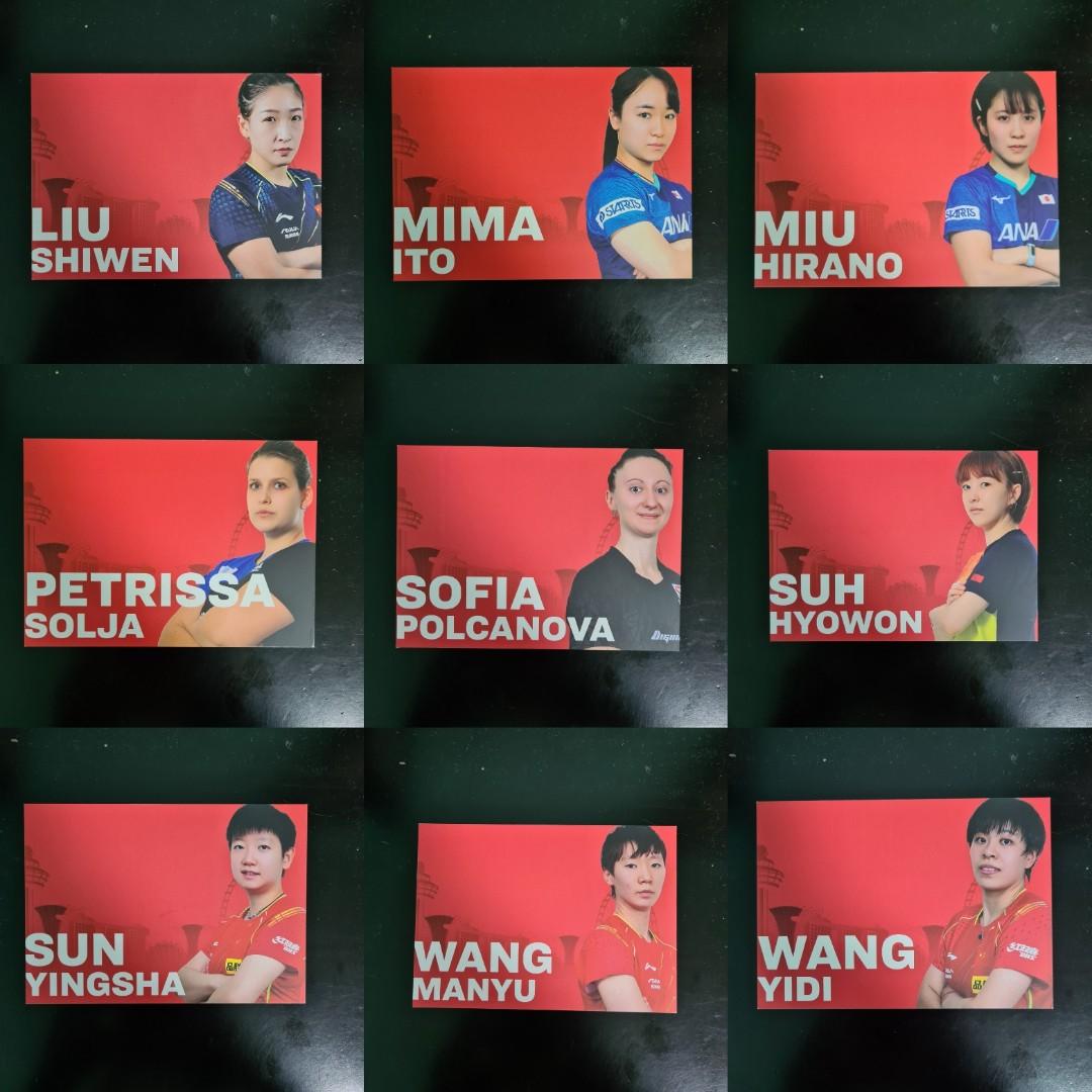 WTT Singapore Smash Player Cards, Everything Else on Carousell