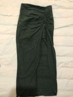Zara Linen Midi Skirt