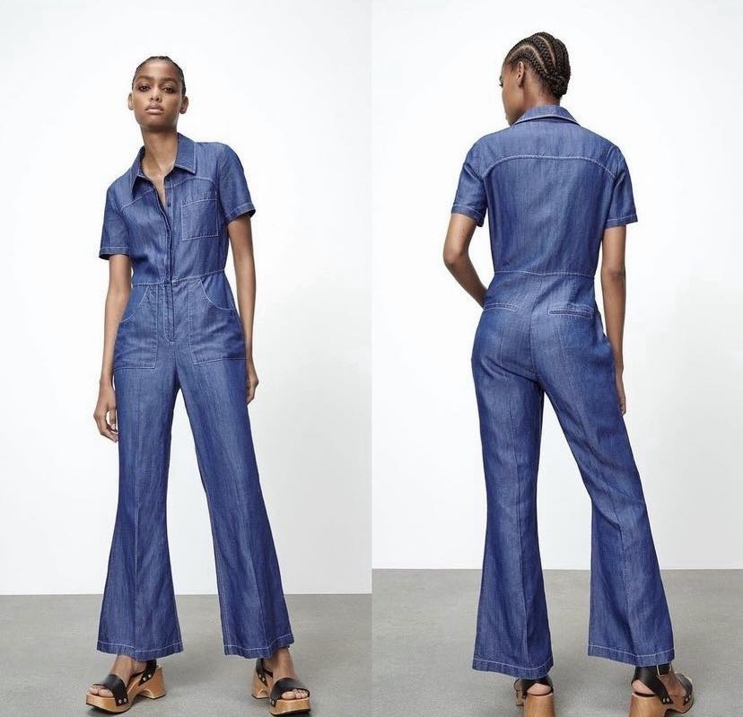 Zara Rustic Jumpsuit, Women's Fashion 