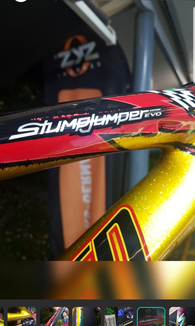2013 Specialized Stumpjumper expert evo (Category: Bicycles) located in Singapore. Submitted by ga_brielllll (Listing ID 1150392634, Image 2). Description: Brand new, with frame protections and chain guide, 26 classic non boost, comes with fox ctd factory series, do inquire if pondering questions🤘🤘🤘.