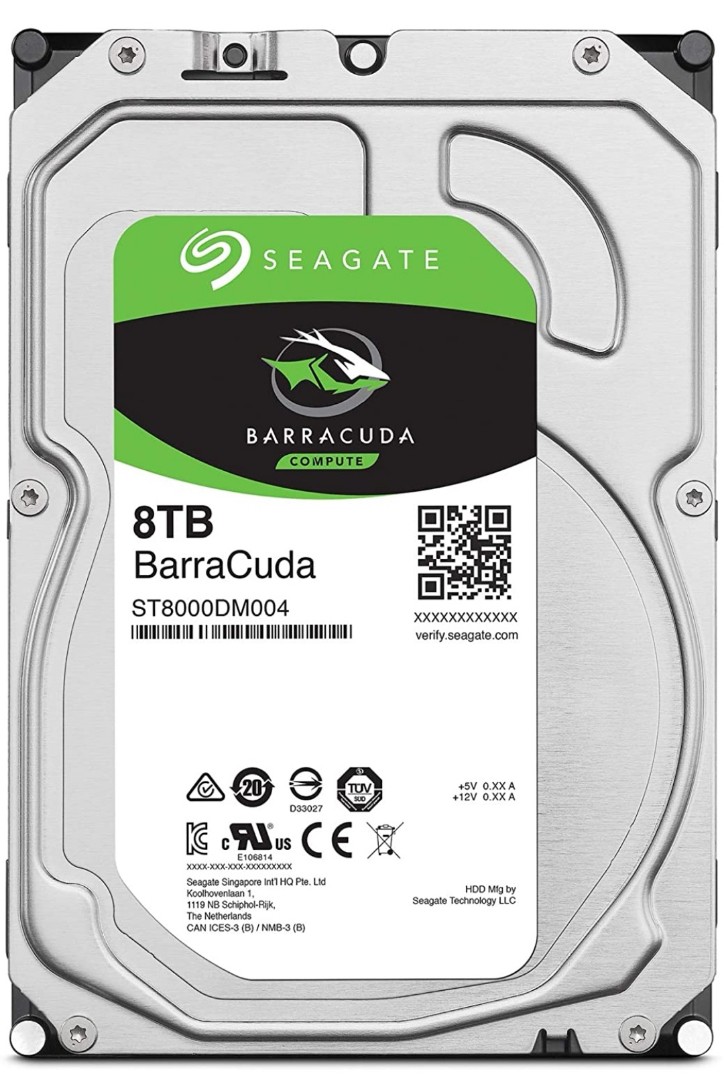 seagate 8Tb Hdd 硬碟100%Work, 電腦＆科技, 電腦周邊及配件, 硬碟及 