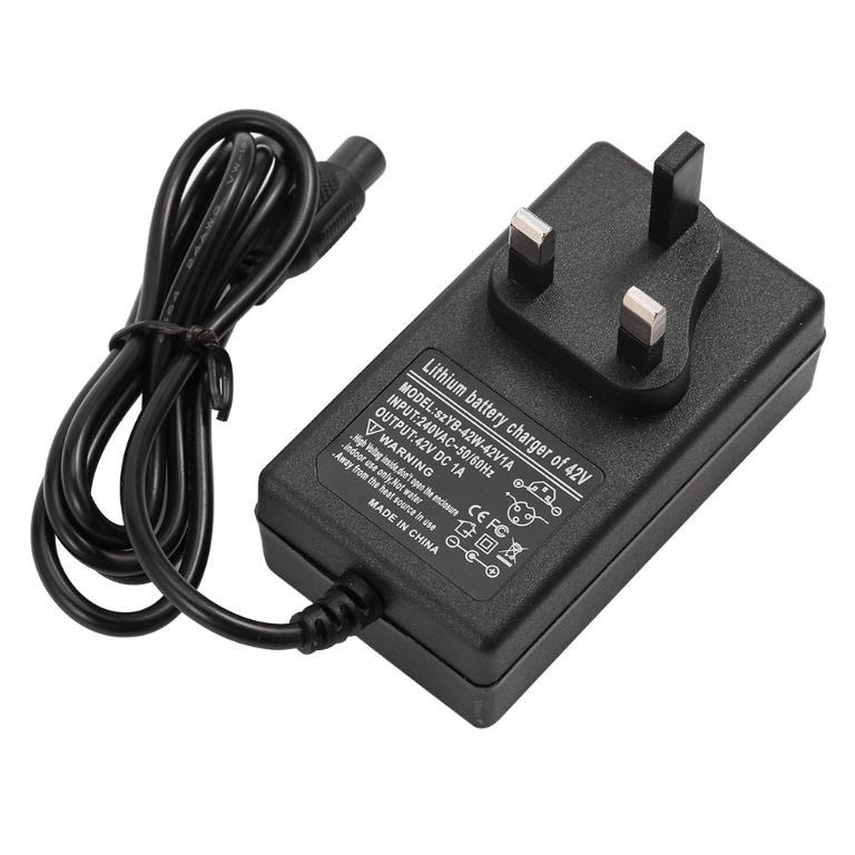 U.S. regulations Safe Lithium Battery Power Adapter Lithium Battery Charger Durable ABS for Speaker for Electric Balance Scooter