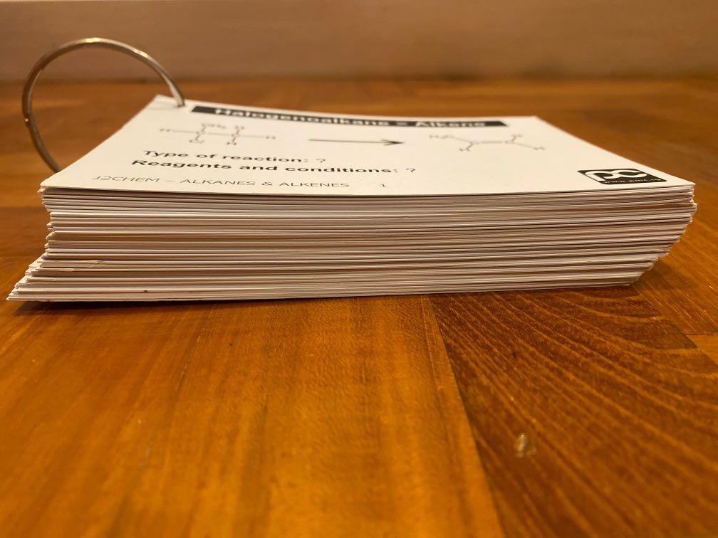A Level Organic Chemistry Flashcards, Hobbies & Toys, Books & Magazines